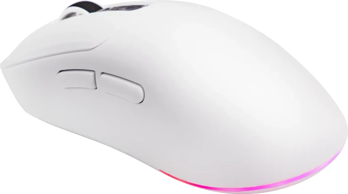 Epomaker Nex Lite Wireless Gaming Mouse mit Ladestation, weiß, USB/Bluetooth