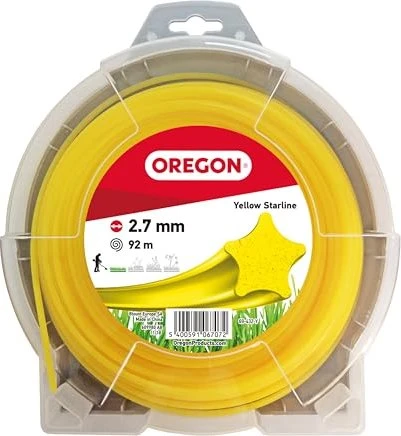 Oregon Starline Trimmerfaden für Rasentrimmer gelb, 2.7mm/92m