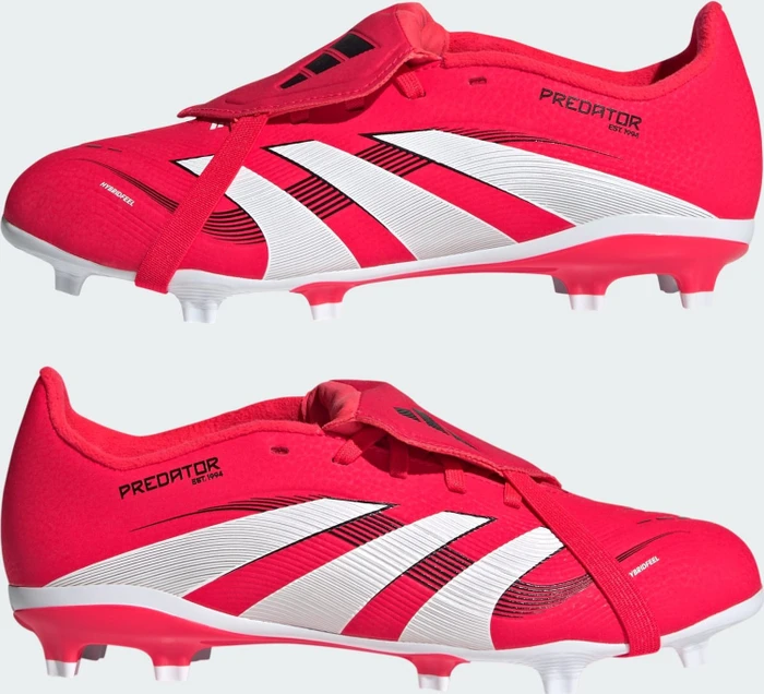 adidas Predator League Fold-Over Tongue FG lucid red/cloud white/core black (Junior)