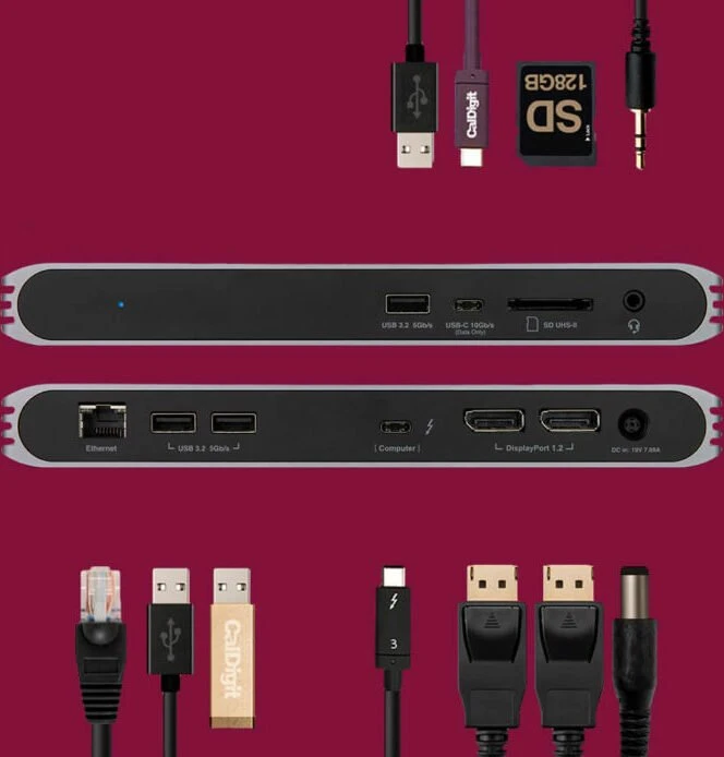 CalDigit USB-C Pro Dock, USB-C 3.1/Thunderbolt 3 [Buchse]