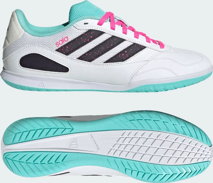 adidas Super Sala Competition 3 cloud white/aurora black/flash aqua
