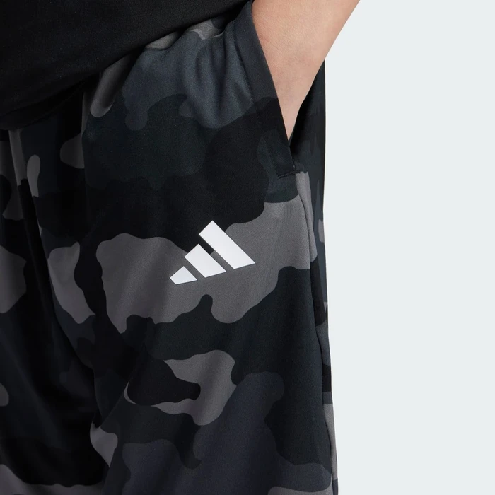 adidas Train Essentials Seasonal Print Shorts schwarz (Junior)