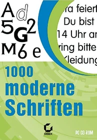 Sybex 1000 moderne Schriften (deutsch) (PC)