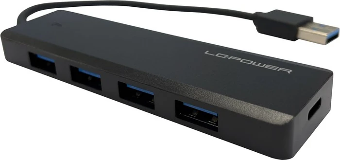 LC-Power USB-Hub, 4x USB-A 3.0, USB-A 3.0 [Stecker]