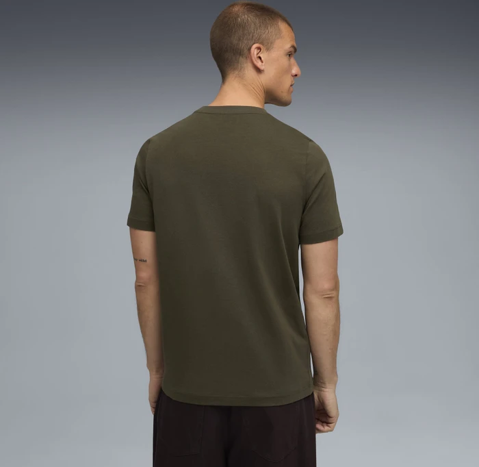 Puma Essentials 2 Colour No. 1 Logo T-Shirt kurzarm dark olive (Herren)