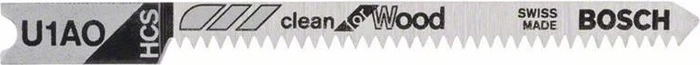 Bosch Professional U1AO HCS Clean for Wood Stichsägeblatt, 70mm, 3 Stück