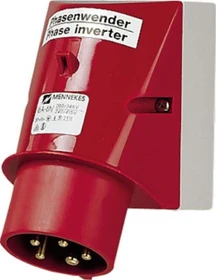 Mennekes CEE Wandgerätestecker 32A 5p 400V 6h IP44 mit Phasenwender