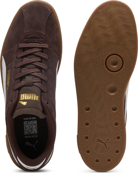 Puma Club II Suede chocolate brown/puma white