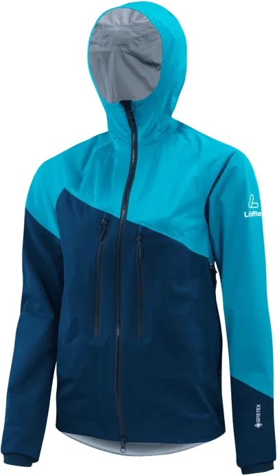 Löffler Hooded GTX Active Funktionsjacke topaz/deep water (Damen)