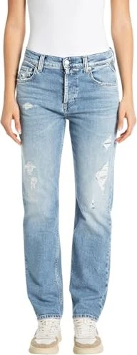 Replay Maijke Straight Fit Jeans light blue (Damen)