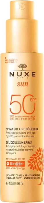 Nuxe Sonnenöl Spray Gesicht und Körper LSF50, 150ml