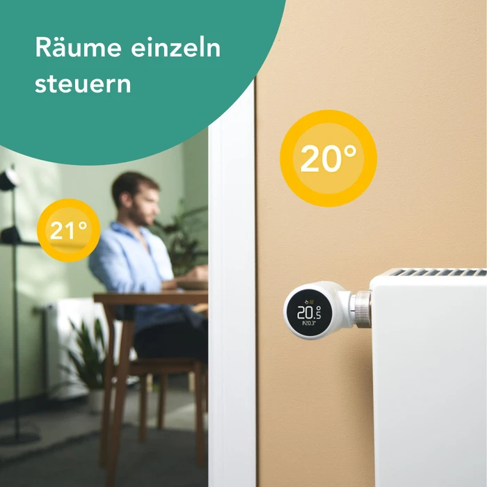 tado Smart Heizkörper-Thermostat X, Heizungssteuerung, 4er-Pack
