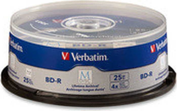 Verbatim M-DISC BD-R 25GB, 4x, 25er Spindel