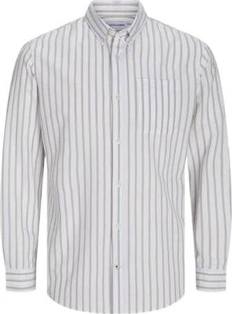 Jack & Jones Slim Fit Hemd langarm crockery (Herren)