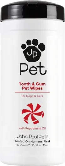 Paul Mitchell John Paul Pet Tooth & Gum Wipes Reinigungstücher, 45 Stück