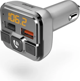 Hama FM-Transmitter mit Bluetooth und Freisprechfunktion