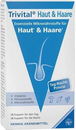 Trivital Haut + Haare Kapseln, 56 Stück