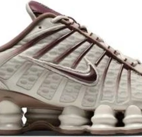 Nike Shox TL light bone/mink brown/burgundy crush (Damen)