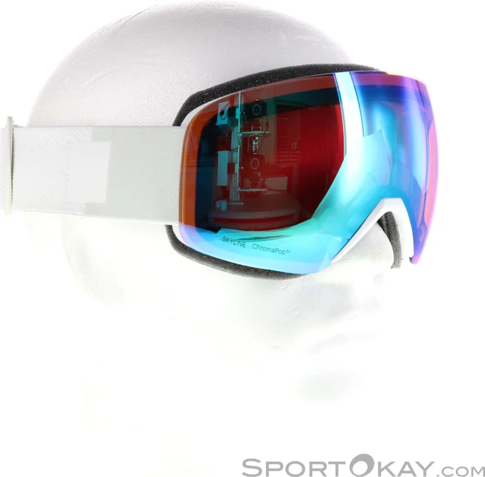 Smith Skyline white vapor/chromapop everyday green mirror