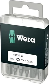 Wera DIY 867/1 Z Torx Bit 1/4", T10x25mm, 10 Stück