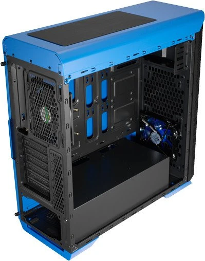 AeroCool Aero-800 blau, Acrylfenster