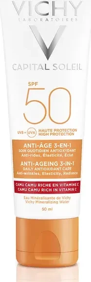 Vichy Capital Soleil Anti-Age 3-in-1 LSF50, 50ml
