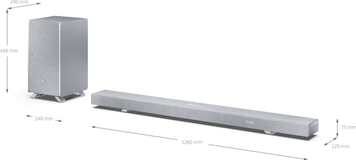 Sharp HT-SBW55121 silber (HT-SBW55121(SL))