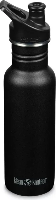Klean Kanteen Classic Sport Cap Trinkflasche 532ml schwarz