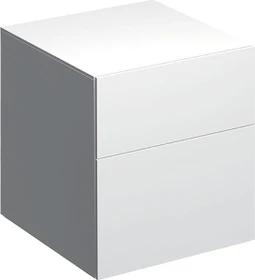 Geberit Xeno² Seitenschrank 45x51x46.2cm, 2 Schubladen, weiß
