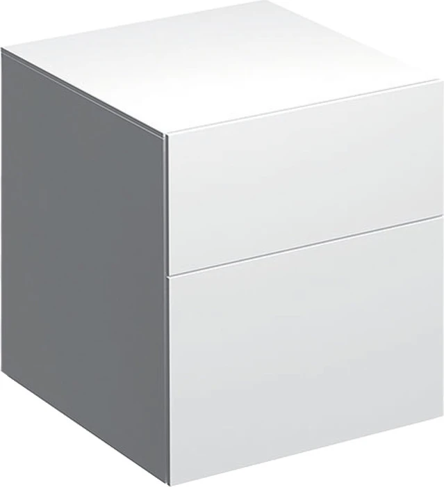 Geberit Xeno² Seitenschrank 45x51x46.2cm, 2 Schubladen, weiß