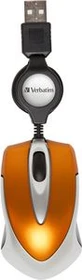 Verbatim Go Mini Optical Travel Mouse orange, USB (49023)