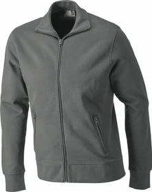 Promodoro Stehkragen Zip Trainingsjacke steel grey (Herren)