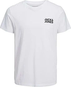 Jack & Jones Logo T-Shirt kurzarm white/small print (Herren)