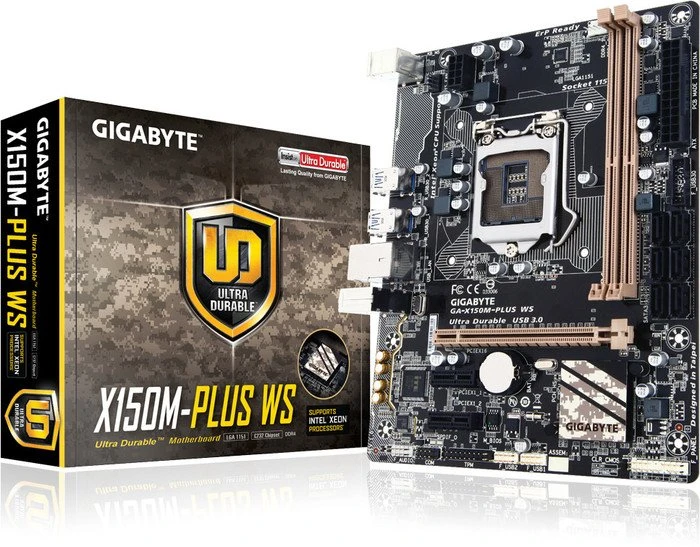 GIGABYTE GA-X150M-PLUS WS (Intel 1151)