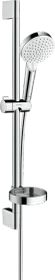 Hansgrohe Crometta Brauseset 100 Vario mit Brausestange 65 cm und Seifenschale