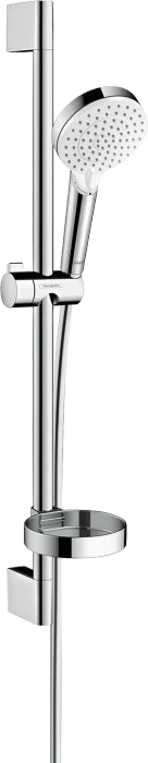 Hansgrohe Crometta Brauseset 100 Vario mit Brausestange 65 cm und Seifenschale