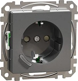 Merten System M Connected SCHUKO-Steckdose, anthrazit