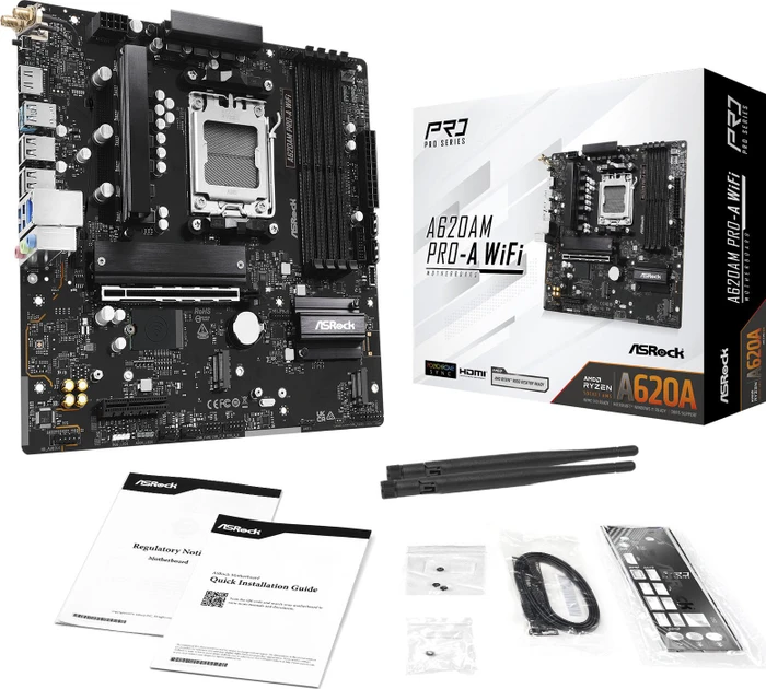 ASRock A620AM Pro-A WiFi (AMD AM5)