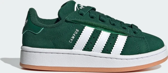 adidas Campus 00s Comfort Closure Elastic Lace dark green/cloud white/gum (Junior)