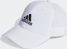 adidas Embroidered Logo Lightweight Baseball Kappe weiß/schwarz