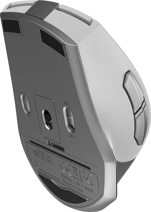 A4Tech FSTYLER Collection FB35 Wireless Dual-Mode Mouse Icy White, USB/Bluetooth