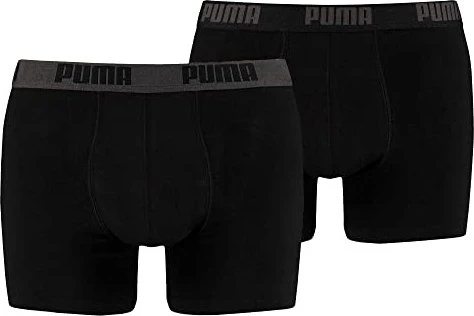 Puma Basic 2er Boxer Briefs schwarz (Herren)