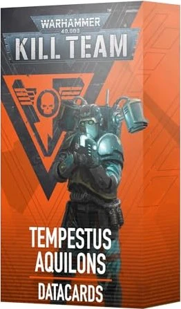 Games Workshop Warhammer 40.000 Kill Team - Datenkarten: Tempestus Aquilons (EN)