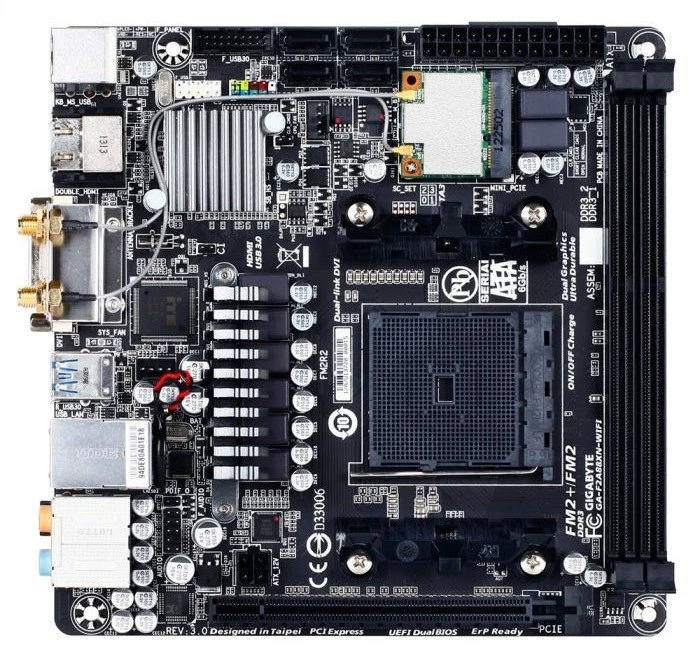 GIGABYTE GA-F2A88XN-WIFI (AMD FM2+)