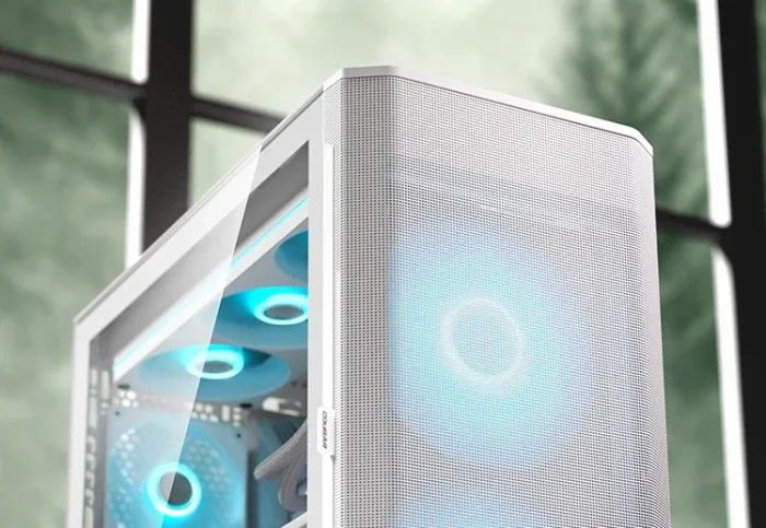Cougar Airface Flo RGB, schwarz, Glasfenster