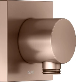 Keuco IXMO 59547 Schlauchanschluss eckig rotgold gebürstet
