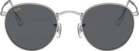 Ray-Ban RB3447 Round Metal Legend Gold 53mm polished silver/dark grey
