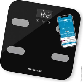 Medisana BS 602 connect digitale Körperanalysewaage schwarz