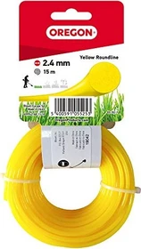 Oregon Roundline Trimmerfaden für Rasentrimmer gelb, 2.4mm/15m