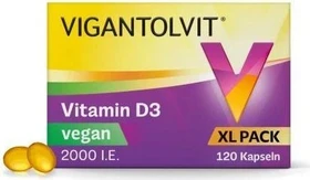 Vigantolvit Vitamin D3 2000 I.E. Weichkapseln vegan,   120 Stück